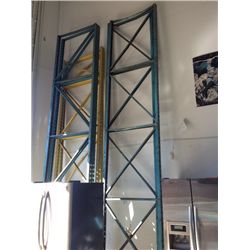 Blue pallet racking