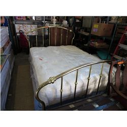 Brass bed frame