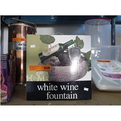 White wine fountain, in box.