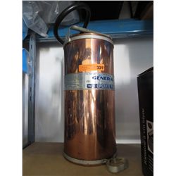 Vintage copper fire extinguisher