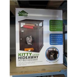 Kitty litter/pet bed hideaway