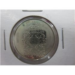 10 x Old Canadian 50 cent pieces - various years