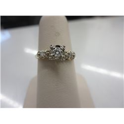 $1500 Gemologist appraised 14kt gold diamond ring