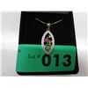Image 2 : Emerald, ruby & diamond pendant