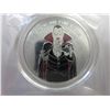 Image 1 : Colourized "Dracula" silver round