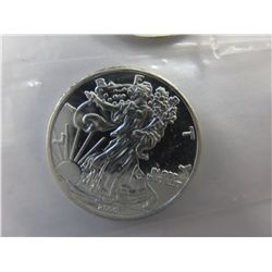 4 x .999 pure silver Walking Liberty rounds