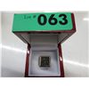 Image 2 : Man's solid .925 silver black topaz ring