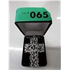 Image 2 : Large diamond cut cross necklace set