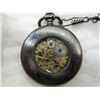 Image 2 : New - skeleton mechanical pocket watch