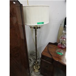 Vintage brass floor lamp