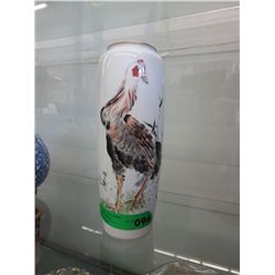 Fukagawa Porcelain rooster vase