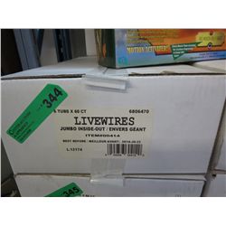 Box of Livewires jumbo inside-out candy