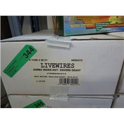 Box of Livewires jumbo inside-out candy