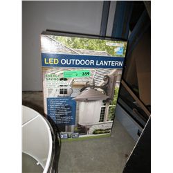 2 LED outdoor lanterns