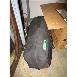 Tent in a canvas bag