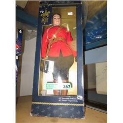 Limited edition 18" RCMP Elite porcelain doll