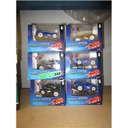 6 R/C Space Spider wall climbing cars