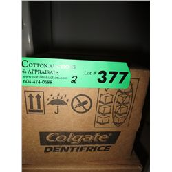 2 Cases of Colgate trial size toothpaste