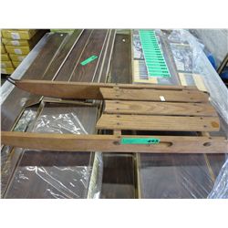 Antique child's wooden sled.