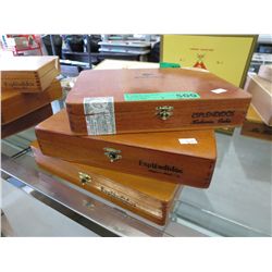 3 Wood  Cohiba cigar boxes