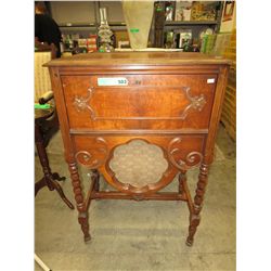 Vintage Pooley radio cabinet