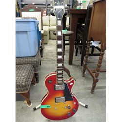 Electric guitar with stand