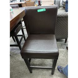 NEW-leather bar height dining chair