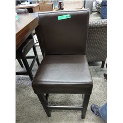 NEW-leather bar height dining chair