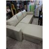 Image 1 : NEW-Hideabed sectional sofa, cream colour
