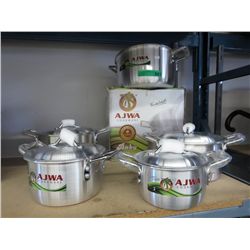 10 pc aluminum cookware set -Ajwa "Baby"