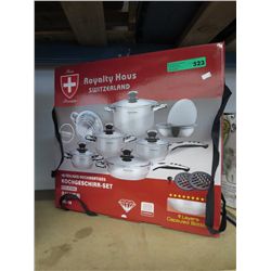 NEW - Swiss cookware - Royalty Haus - 20 pc set