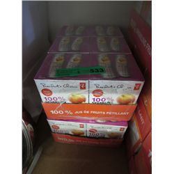 2 Cases of pomegranate cranberry sparkling juice
