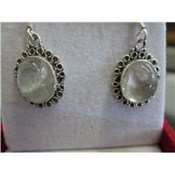 Brand new blue moonstone earrings