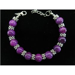Purple jade bracelet - new in box