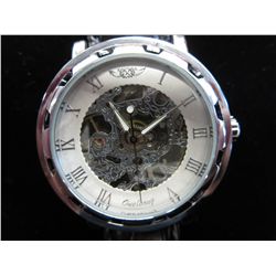 Brand new men's mechanical skeleton watch