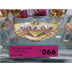 Vintage hand painted ashtray