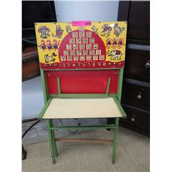Vintage children's collapsible desk