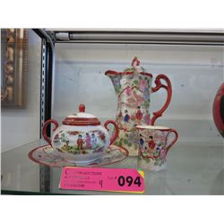 4 Pcs of "Satsuma" porcelain