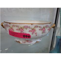 Limoges - Elite works handled bowl - 5" x 10" x 8"