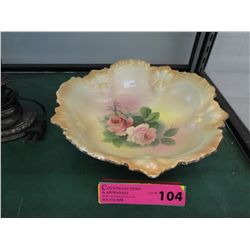 Vintage German painted bowl