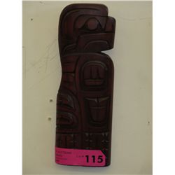 First Nations carved wall plaque