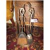 Image 1 : Small Vintage Copper fireplace set