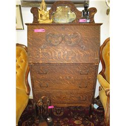 Vintage secretary dresser