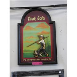 2 Dimensional Cola sign