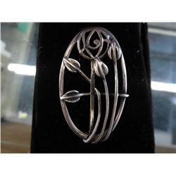 Vintage .925 silver brooch
