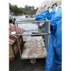 Image 1 : Industrial metal rolling cart.