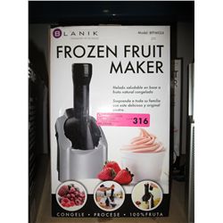 Frozen fruit maker, in box.