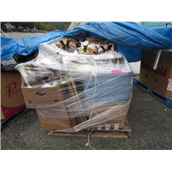 Skid of misc. household items