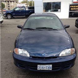 2001 Chev Cavalier - Blue 4 cylinder