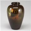 Image 1 : WELLER Louwelsa vase finely painted by L. Blake with a Saint Bernard. A few scratches and gentle...